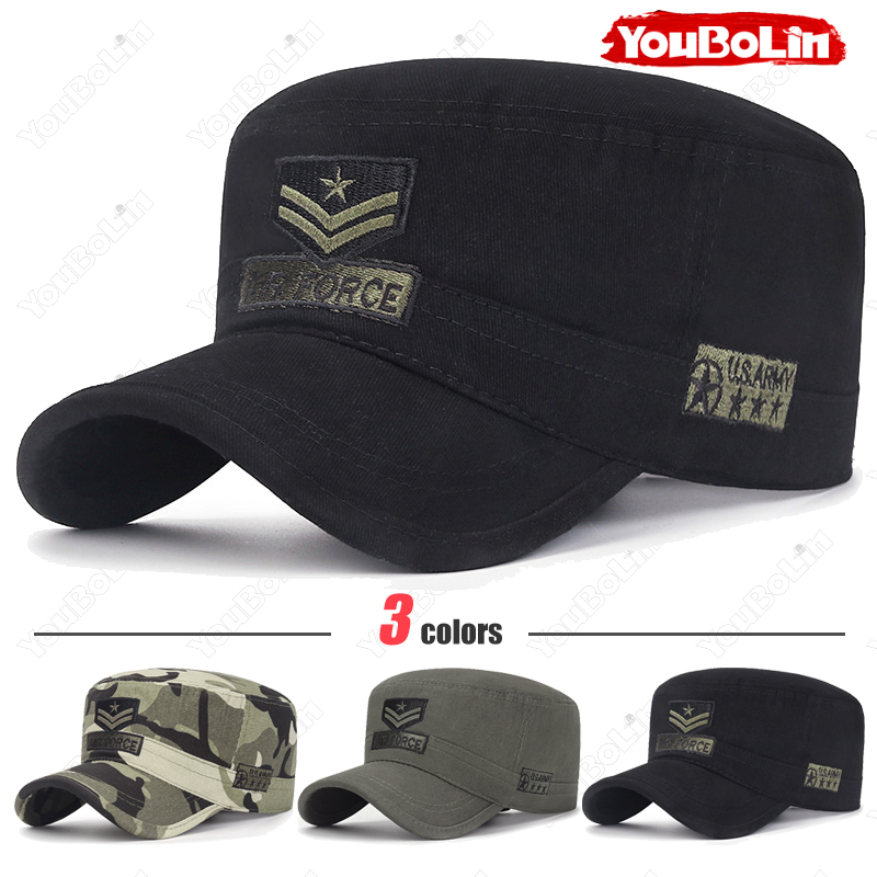 Flat-Top Military Cap, Unisex, - Academy Sports Outdoor ulasan dan harga