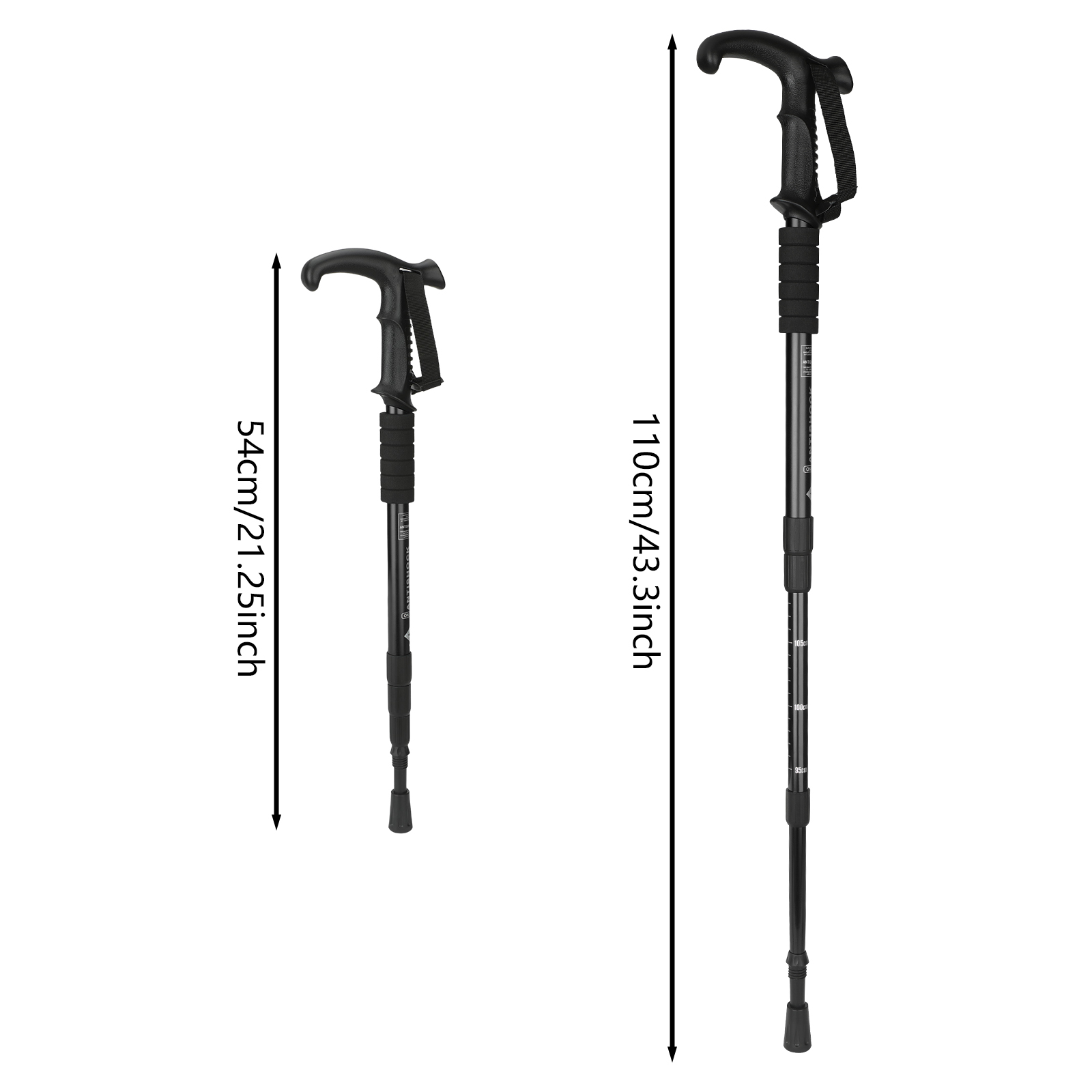 Aluminum Alloy Walking Stick f - Outdoor Sport Climbing Gear ulasan dan harga