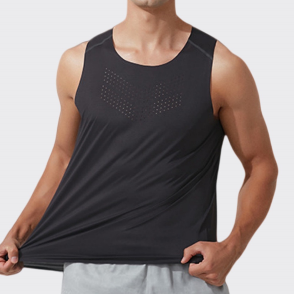 Men Gym Vest Quick Dry Running - Outdoor Sport Gym ulasan dan harga