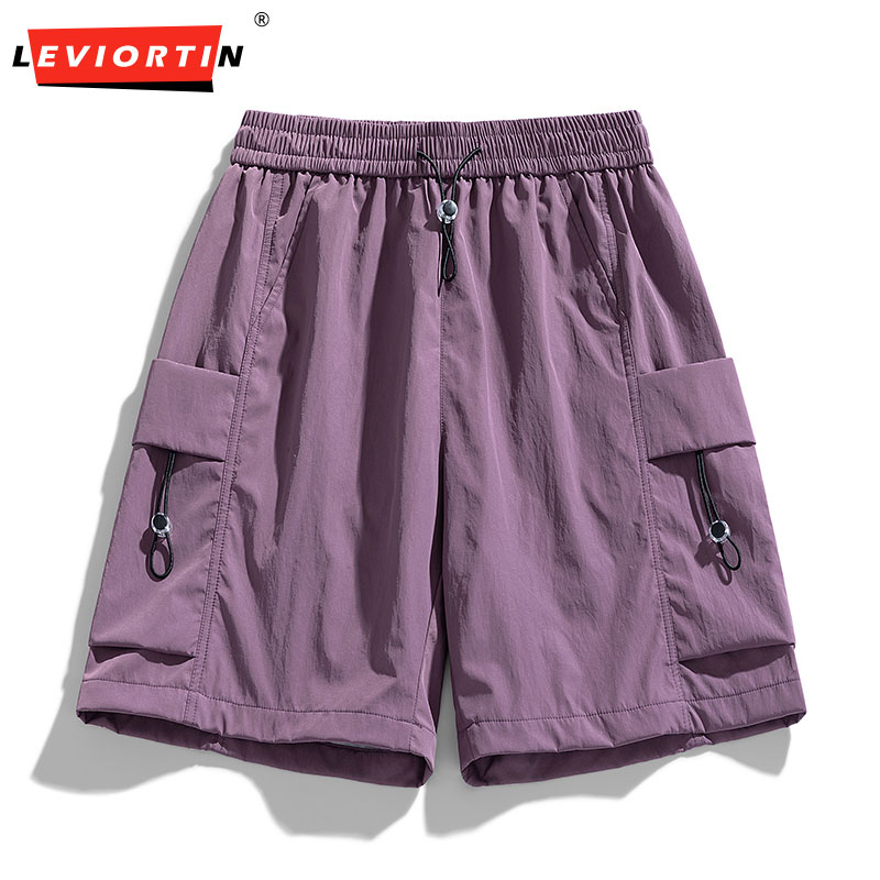 Summer Men's Ice Silk Cargo Sh - Outdoor Sport Gym ulasan dan harga