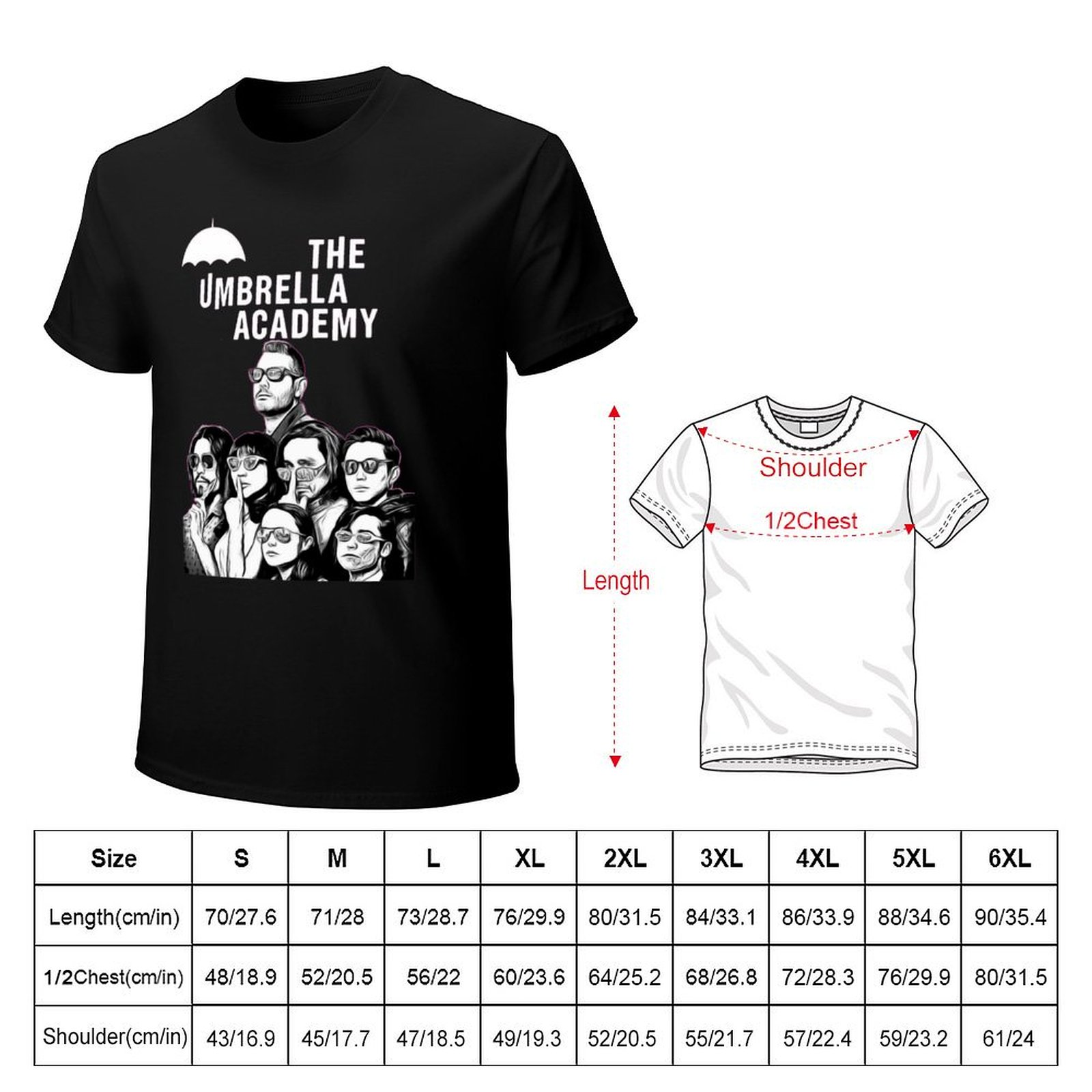 The umbrella academy T-Shirt Q - Academy Sports Outdoor ulasan dan harga