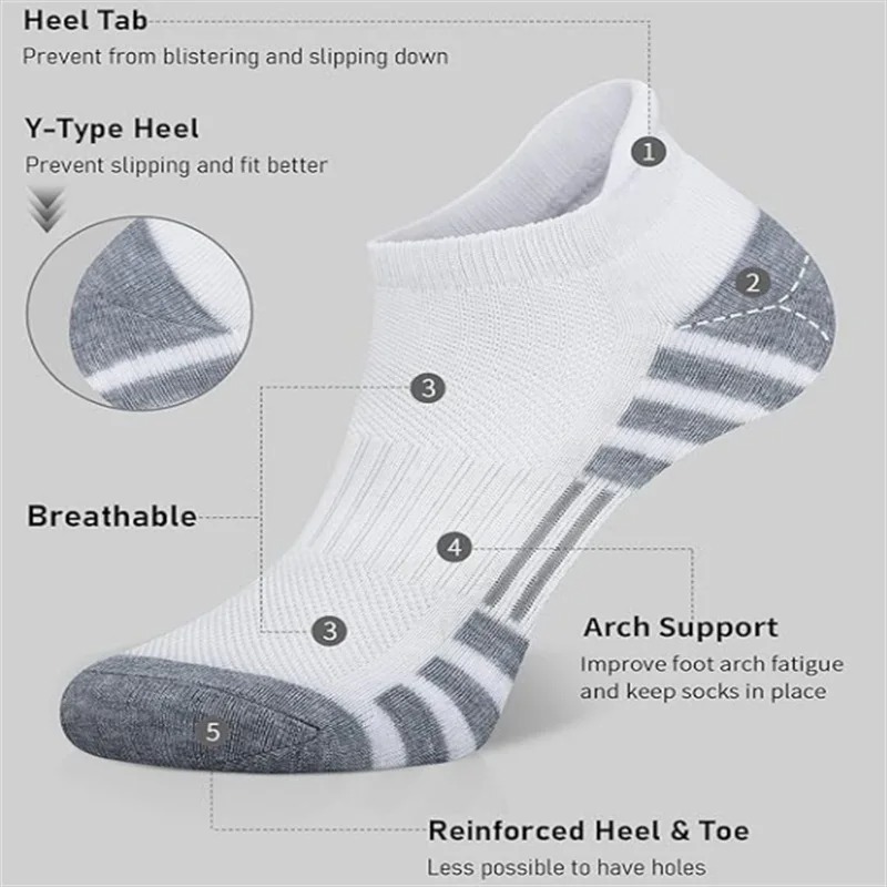 Socks Unisex Low Cut Padded An - Outdoor Sports Activities ulasan dan harga