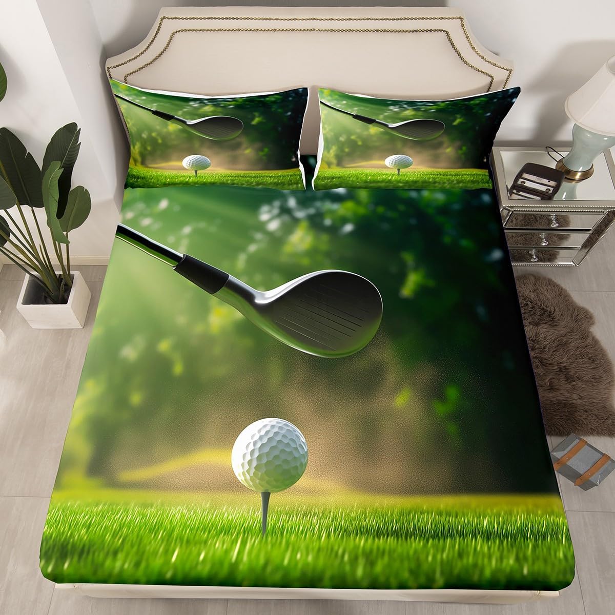 Golf Fitted Sheet for Kids Boy - Outdoor Sport Hobbies ulasan dan harga