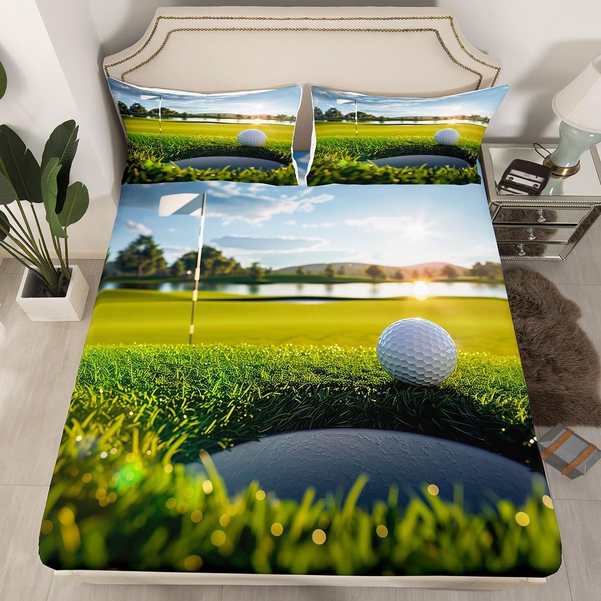 Golf Fitted Sheet for Kids Boy - Outdoor Sport Hobbies ulasan dan harga